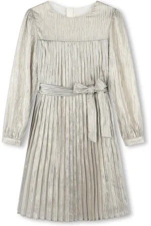 Billieblush Pleated striped dress