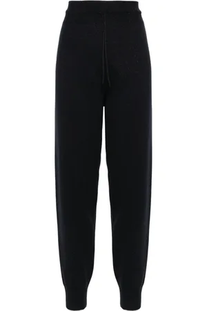 Fabiana Filippi Glittered knitted track pants