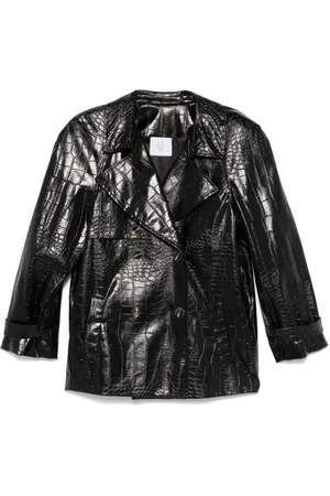 LE SULLY STUDIO Crocodile-embossed jacket