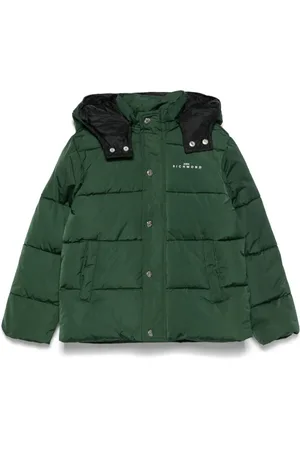 John Richmond Logo-print puffer jacket