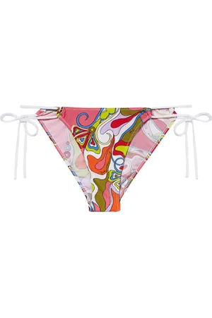 Puccini Orchidee-Print bikini bottoms