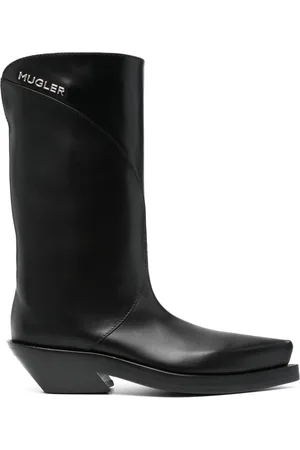 MUGLER Logo-lettering boots