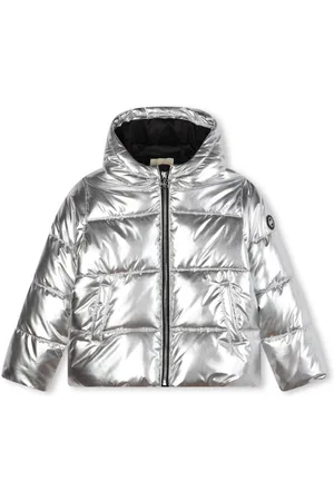 Michael Kors Metallic puffer jacket