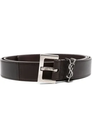 Saint Laurent Cassandre leather belt