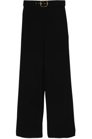 ZIMMERMANN Belted wide leg trousers