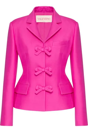 VALENTINO GARAVANI Bow tie fitted blazer