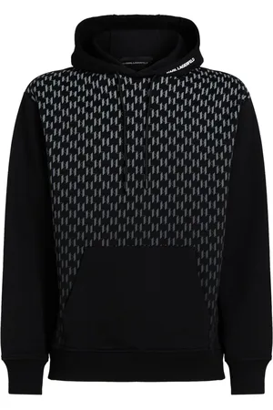 Karl Lagerfeld Monogram-degrad� hoodie