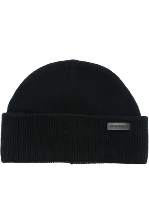 Emporio Armani Logo-tag beanie hat