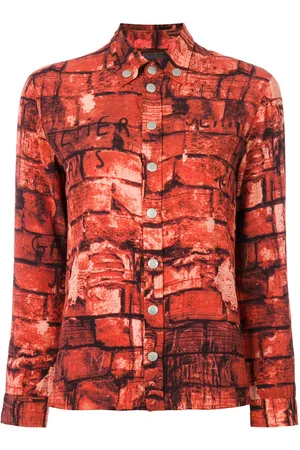 Jean Paul Gaultier Brick print shirt