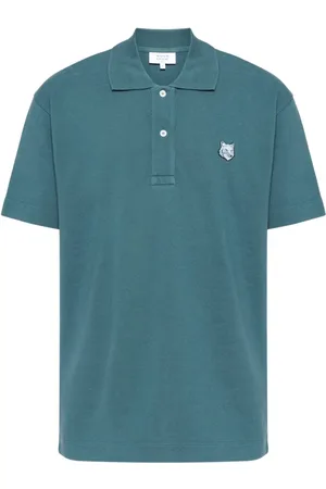 Maison Kitsuné Bold Fox head patch comfort polo shirt