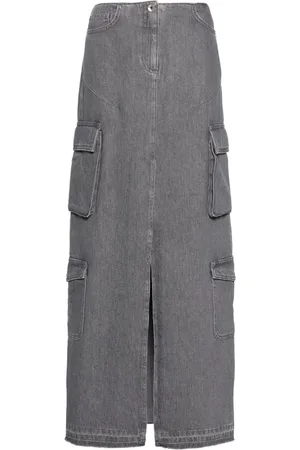 Patrizia Pepe Logo-plaque maxi skirt