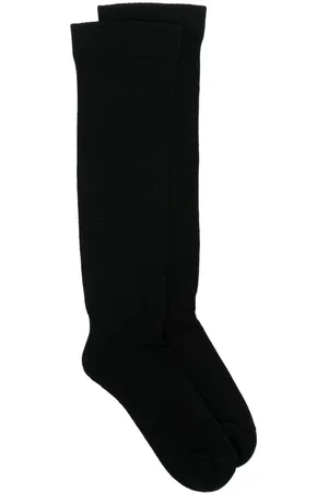 Rick Owens Logo-intarsia socks