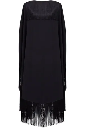 Maison Margiela Fringe-detail belted midi dress