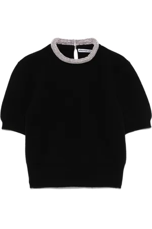 Alexander Wang Crystal-embellished T-shirt