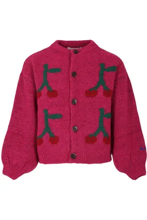 Bobo Choses Intarsia-knit cardigan