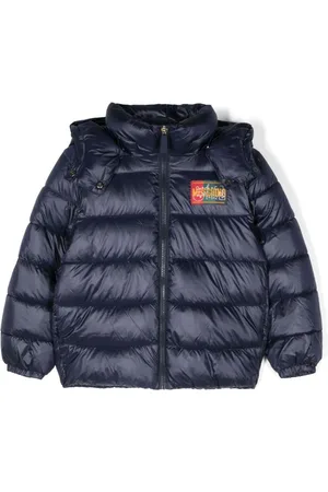 Moschino Logo-appliqué puffer jacker