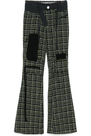 OTTOLINGER Deconstructed tweed trousers
