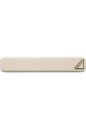 Prada Triangle-logo hair clip