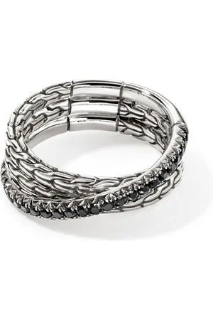 John Hardy Sterling JH Essential Crossover sapphire ring