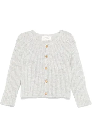 TEDDY & MINOU Ribbed-knit cardigan