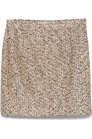 Alessandra Rich Lurex tweed mini skirt
