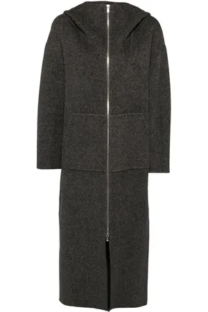GOEN.J Zip-up hooded coat