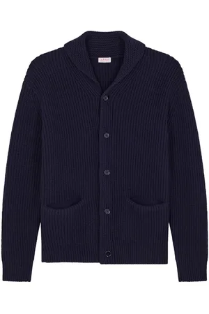 Fursac Chunky-knit wool cardigan