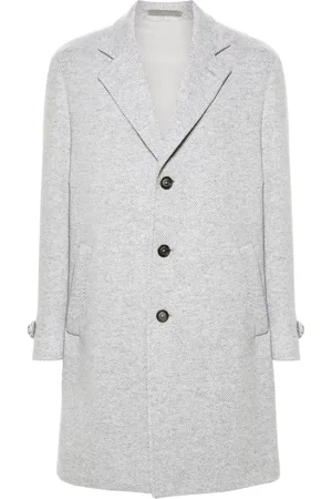 ELEVENTY Herringbone-pattern coat