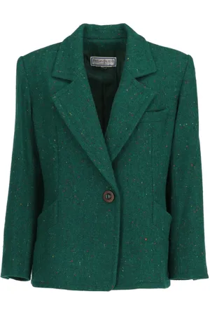 Saint Laurent 1980 marbled wool jacket