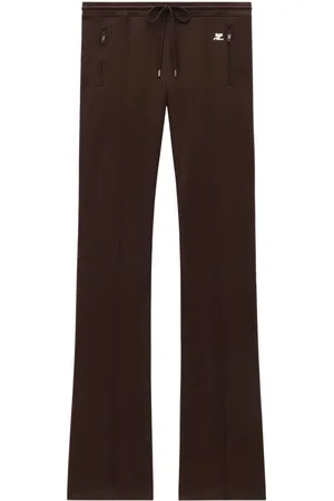 Courrèges Embroidered-logo track pants