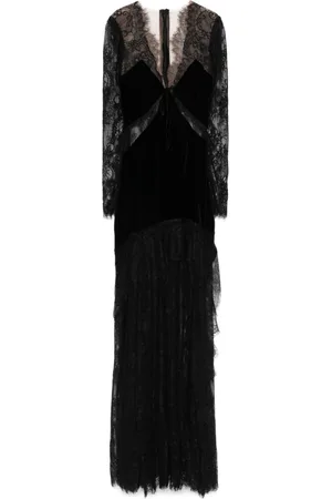 Ana Radu Corded-lace maxi dress