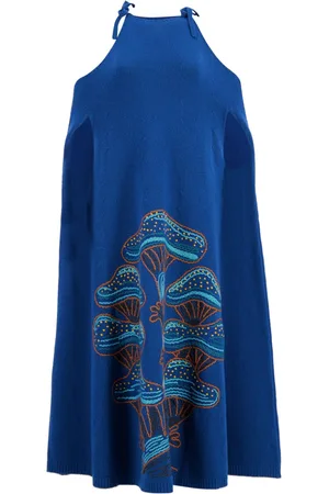 Paula Embroidered knitted dress