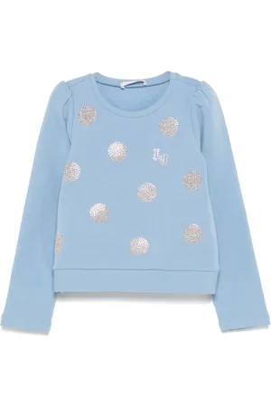 Liu Jo Crystal-embellished polka-dot sweatshirt
