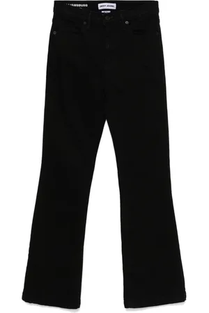 DKNY High-rise flared jeans
