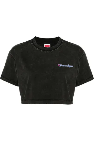 Ground Zero Logo-patch cropped T-shirt