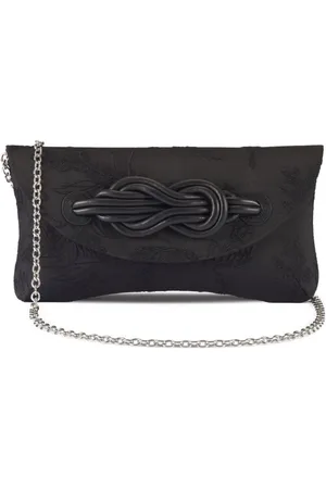 SHANGHAI TANG Chinese Endless Knot clutch bag