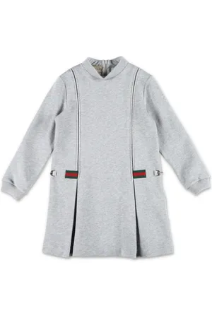 Gucci Web-stripe cotton dress