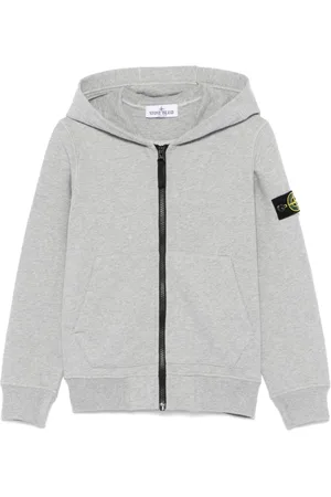 Stone Island Organic-cotton fleece hoodie