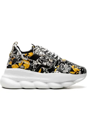 VERSACE Chain Reaction "Baroque Floral" sneakers