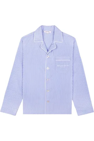 Sporty & Rich Hotel du Cap Cursive pyjama shirt
