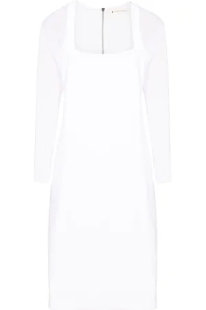 Lethicia Bronstein Brigitte sheer-sleeved dress