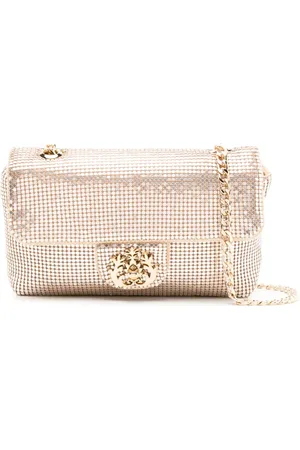 Isla Ibiza Mesh logo-plaque shoulder bag