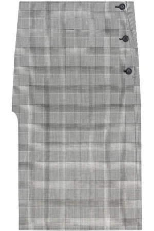 Courrèges Oblique Prince of Wales midi skirt