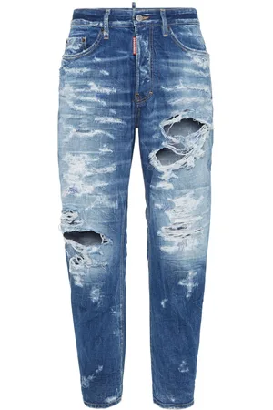 Dsquared2 Distressed straight-leg jeans