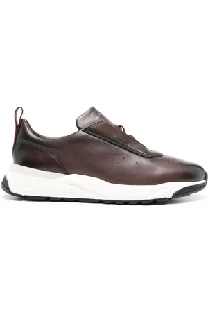 santoni Leather sneakers