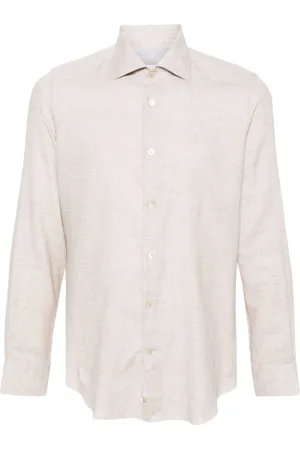 ELEVENTY Slub-texture shirt