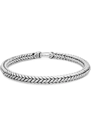 David Yurman Sterling Chevron bracelet (6mm)