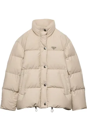 Prada Triangle-logo puffer jacket