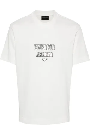Emporio Armani Logo-embroidered T-shirt