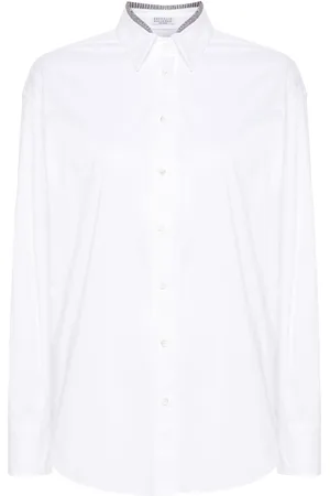 Brunello Cucinelli Bead-detailed shirt